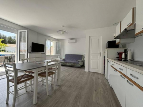 Saint-Palais : T2 3 étoiles, proche plage, terrasse sud, parking, clim et Wifi - FR-1-738-36